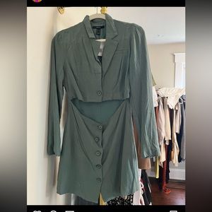Forever 21 cut out blazer dress